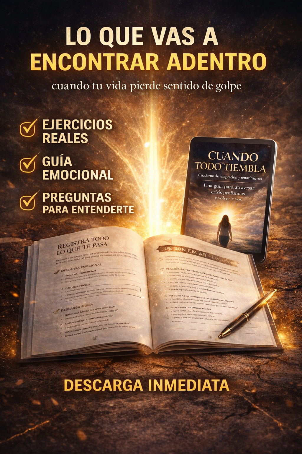 “Cuando todo tiembla | Guía para atravesar crisis y volver a vos”
